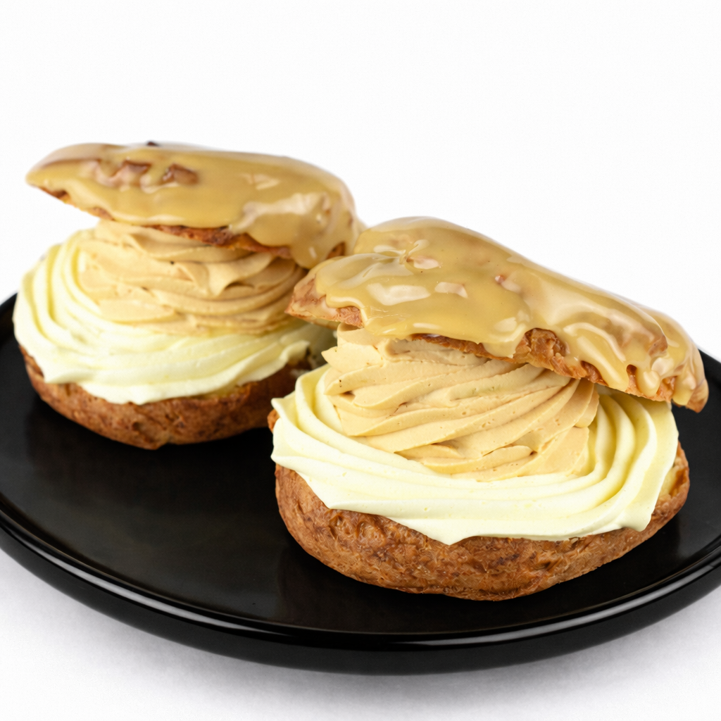 karamelový větrník v nabídce kavárny Caffé GP