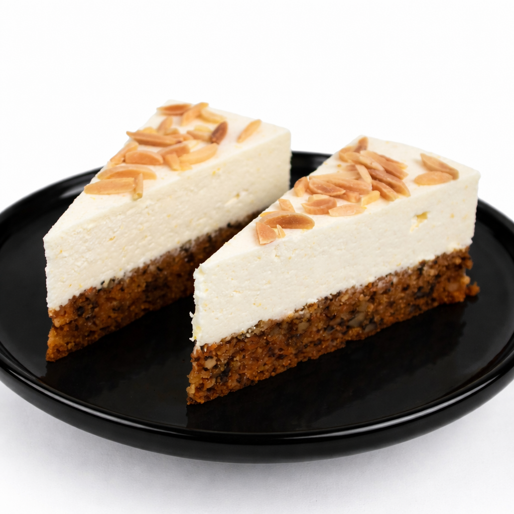 mrkvový dort v nabídce kavárny caffé gp