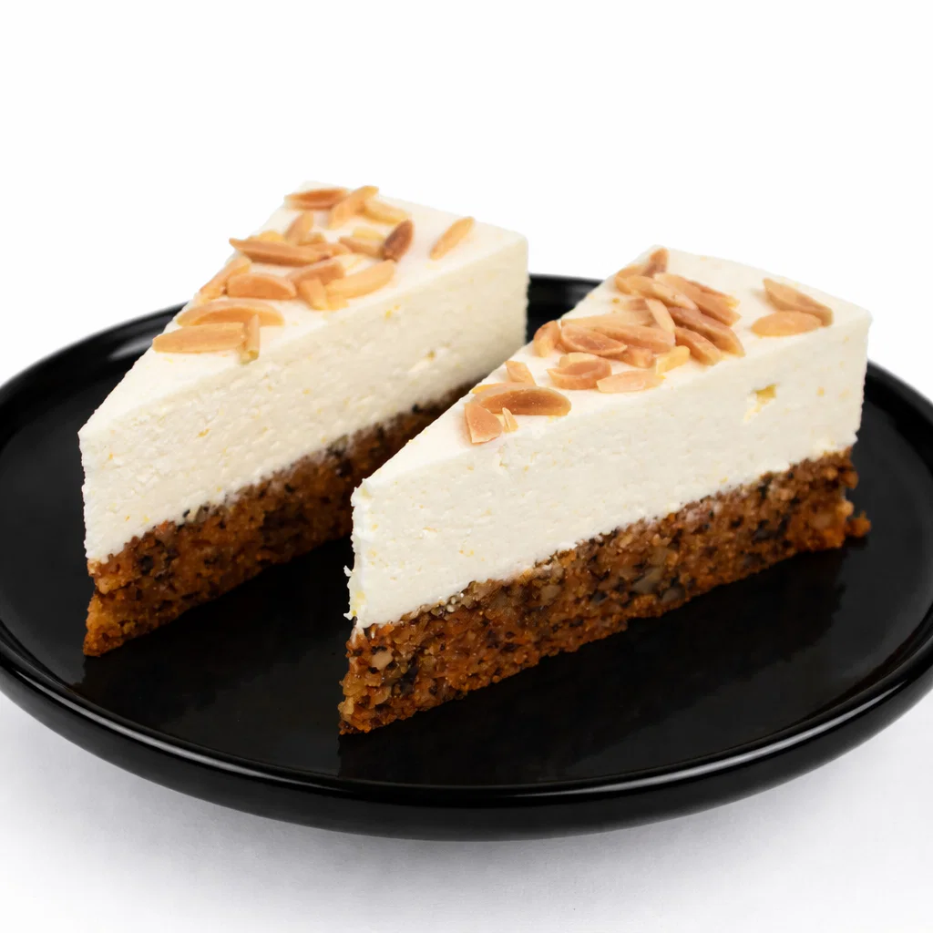 mrkvový dort v nabídce kavárny caffé gp